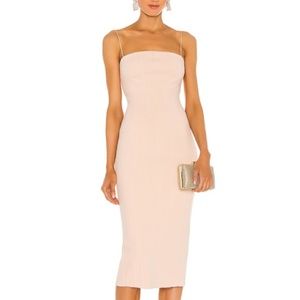 Misha X Revolve Irisa Dress Size 0 in Nude